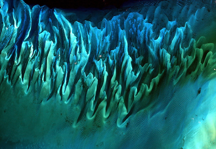 Abstract Photo of Ocean Sand, Bahamas