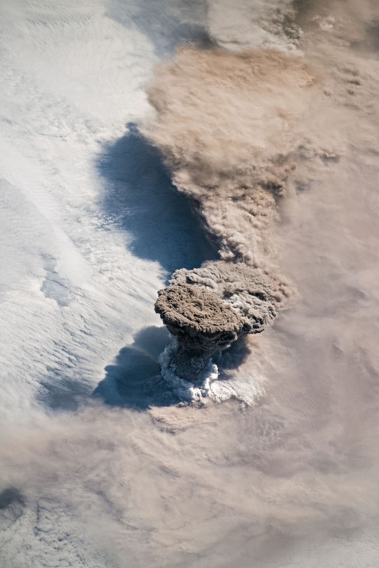 Erupción del volcán Raikoke