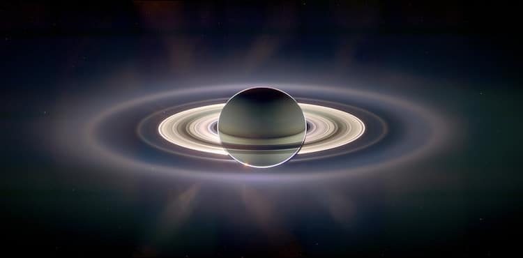 A View Of Earth From Saturn