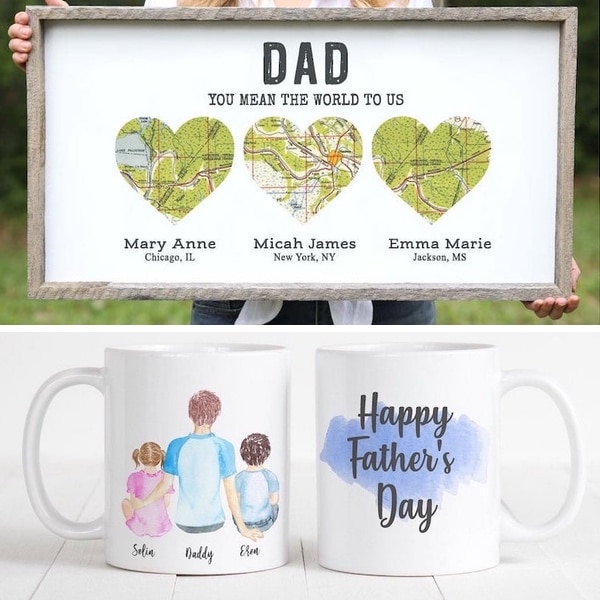 10 Custom Art Gifts That Dads Will Love This Father's Day