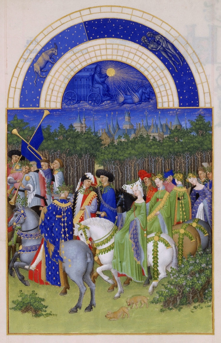 A Glimmering Glimpse Into the 'Très Riches Heures' Medieval Manuscript