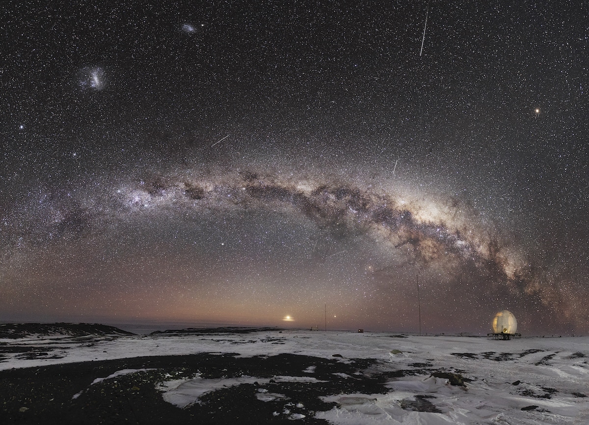 Milky Way in Antarctica