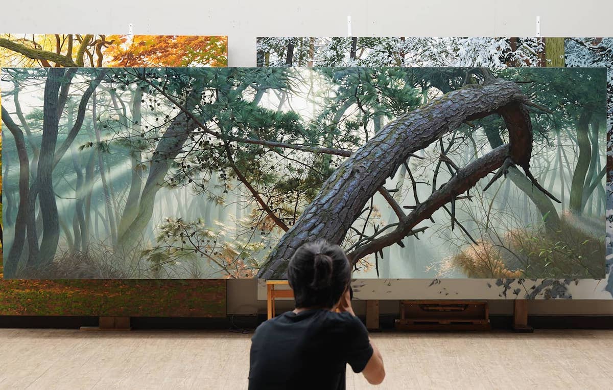 Pinturas de naturaleza de An Jung-hwan