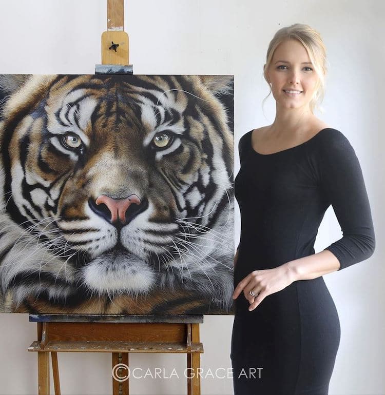 Hyperrealistic Oil Paintings Capture the Wild Nature of the Animal Kingdom