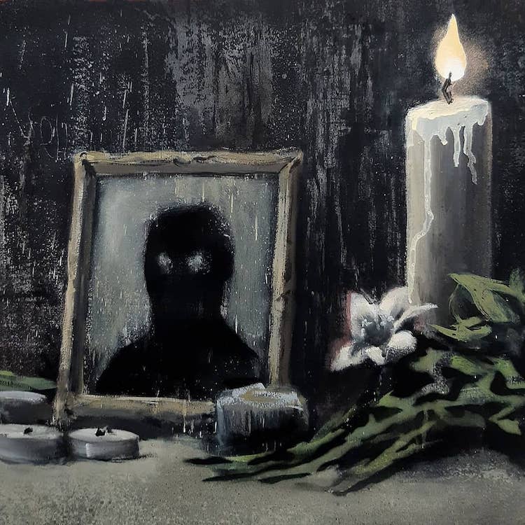 Pintura de Banksy de Black Lives Matter