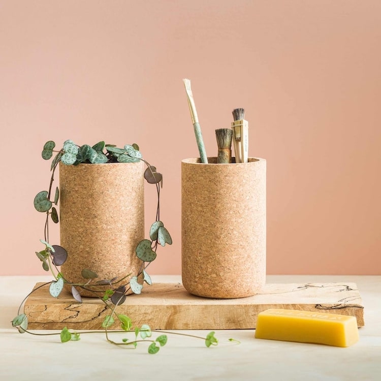 Cork Planters or Desk Organizers