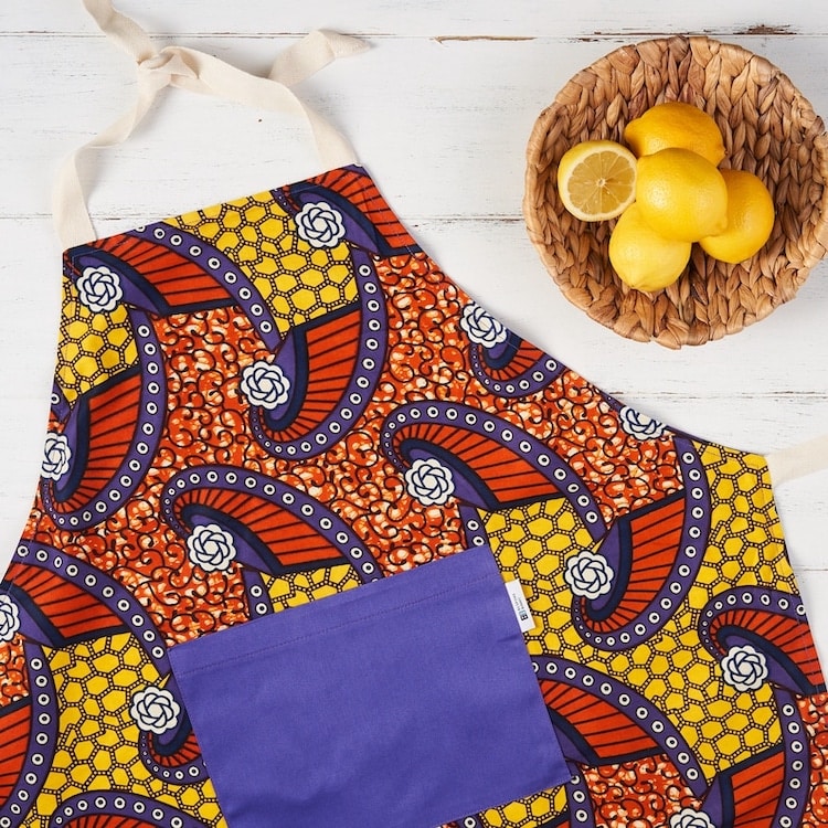 Apron Made with African Fabric