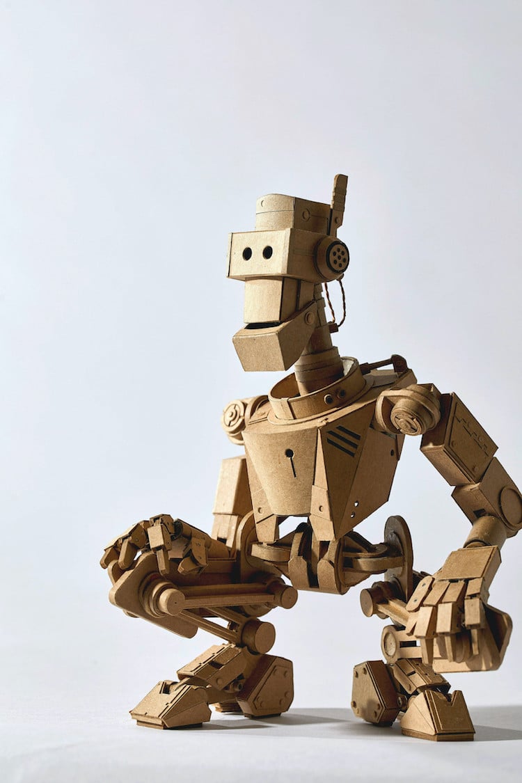 Cardboard Robots by Greg Olijnyk