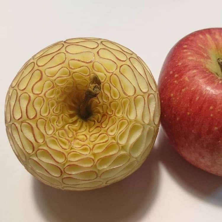 Carved Fruit and Vegetable Art by Takehiro Kishimoto