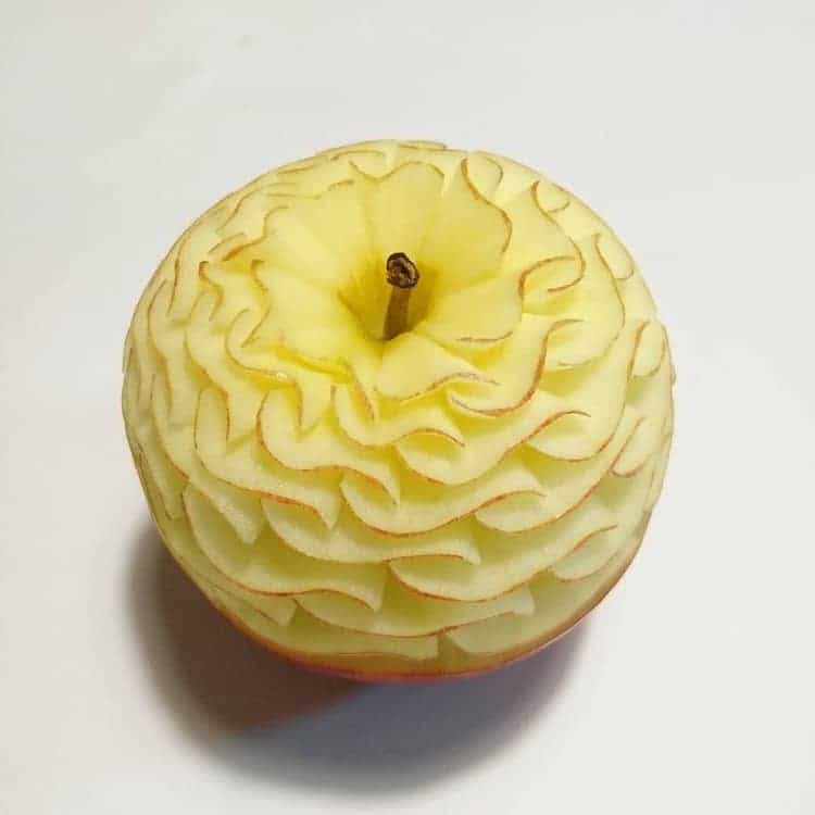 Carved Fruit and Vegetable Art by Takehiro Kishimoto