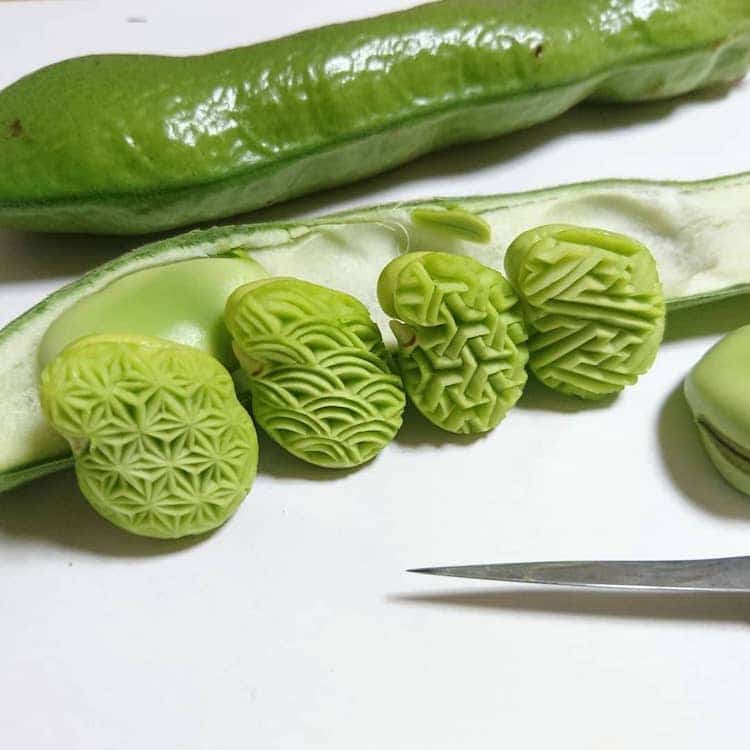 Carved Fruit and Vegetable Art by Takehiro Kishimoto