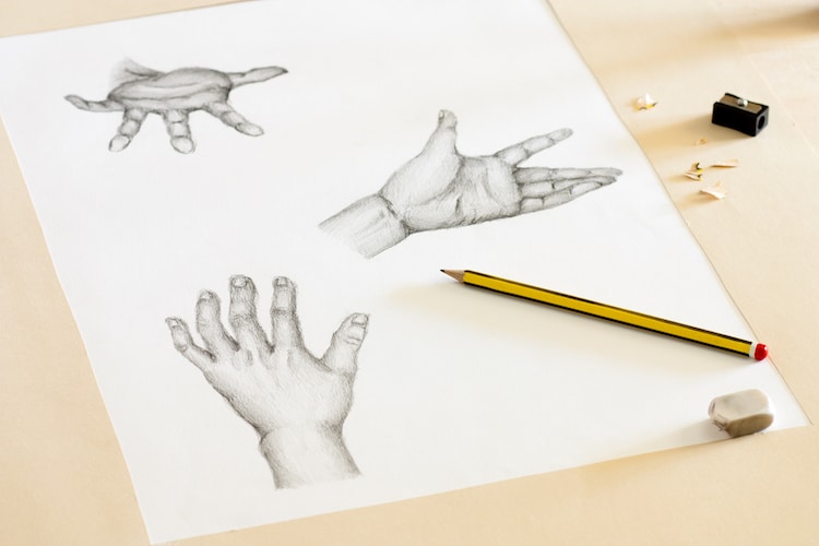 Practical drawing sketch stock photo Image of project  121726538