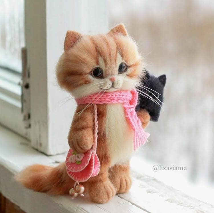 muñeco de gato porElizabeth Delektorskaya