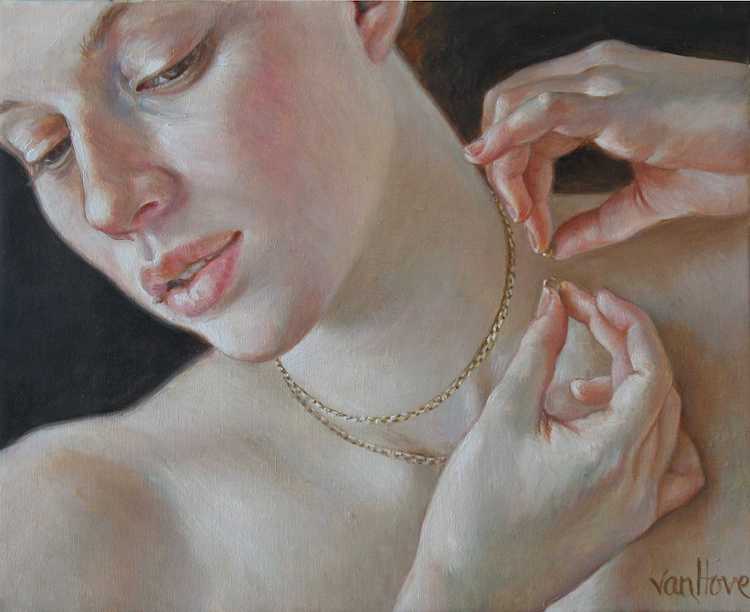 Romantic Paintings of Women by Francine Van Hove