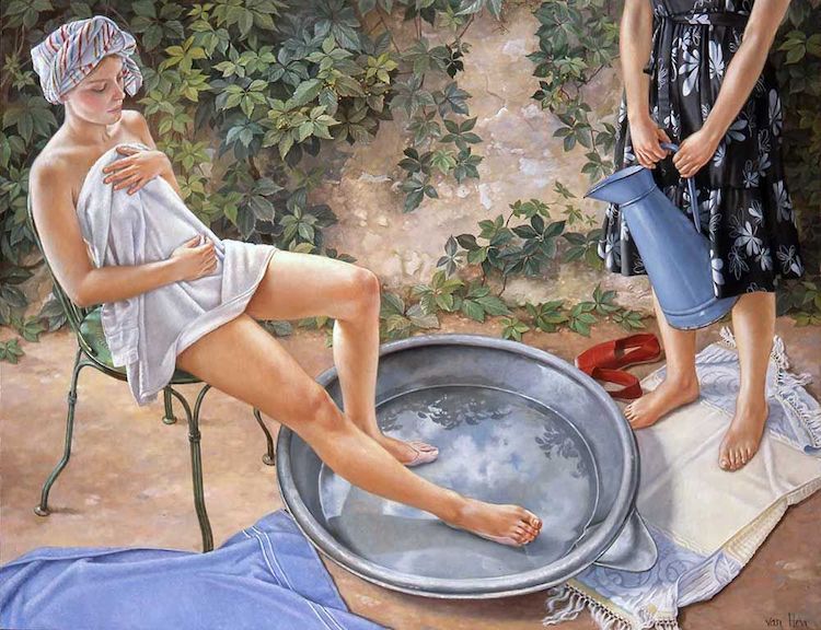 pinturas de mujeres por Francine Van Hove