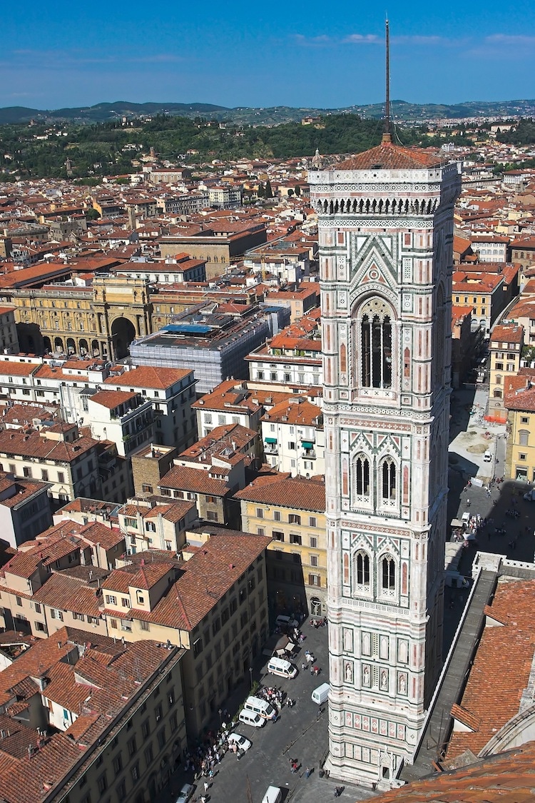 View of Giotto's Bell Tower in Florence