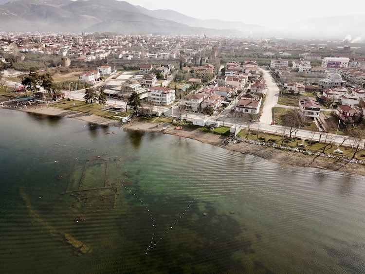 Underwater Basilica in Lake Iznik, Turkey