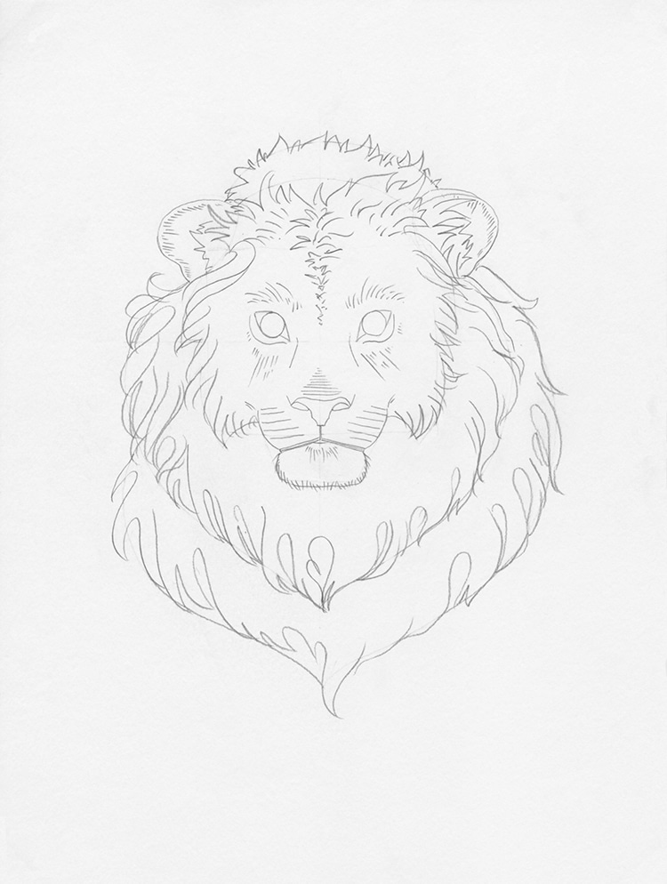 How to Draw a Lion Step by Step