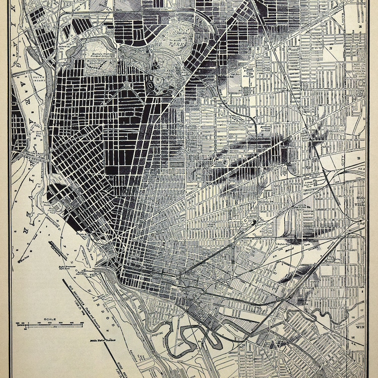 Map Art by Ed Fairburn