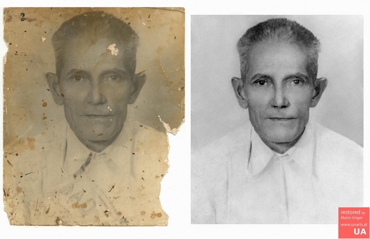 restauracion de fotos viejas por Mario Unger