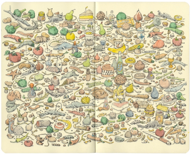 Sketchbook Art by Mattias Adolfsson