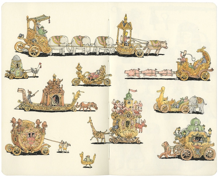 Sketchbook Art by Mattias Adolfsson