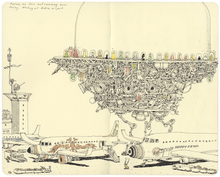 Sketchbook Art by Mattias Adolfsson