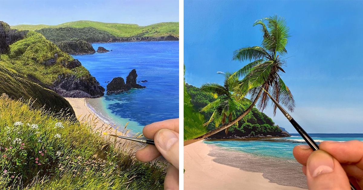 Bucolic Landscape Paintings Look So Lifelike That You’ll Think They Are Photos