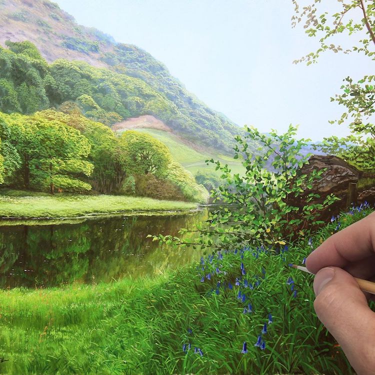 Photorealistic Landscape Paintings by Michael James Smith