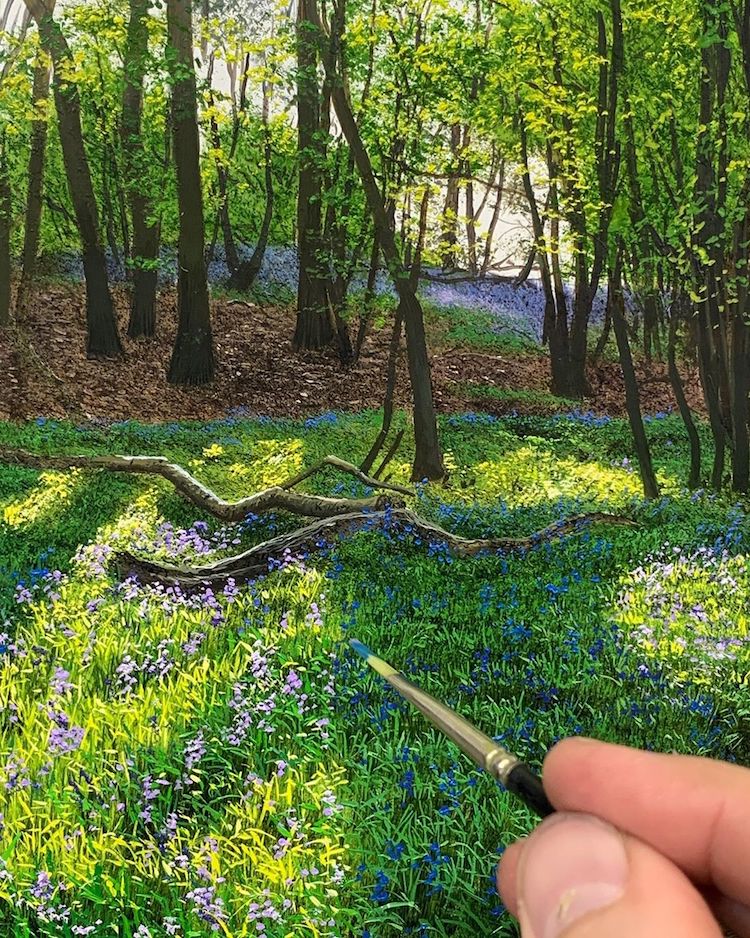 photorealistic landscape paintings