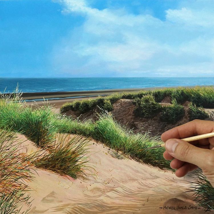 Photorealistic Landscape Paintings by Michael James Smith