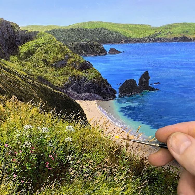 Photorealistic Landscape Paintings by Michael James Smith