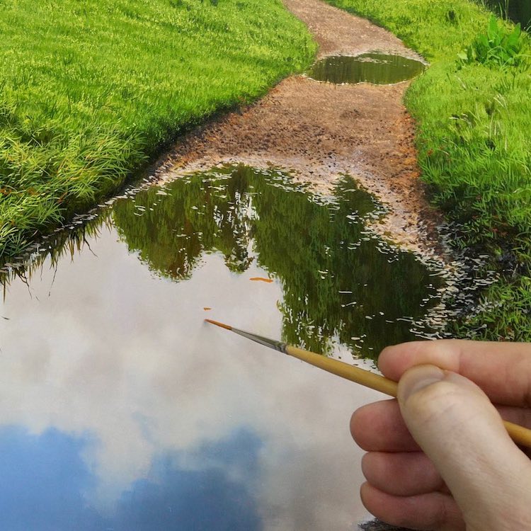 Photorealistic Landscape Paintings by Michael James Smith