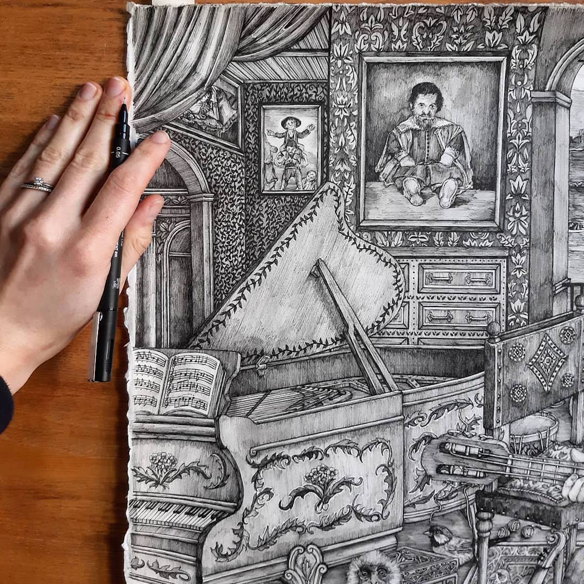 creative pen and ink art