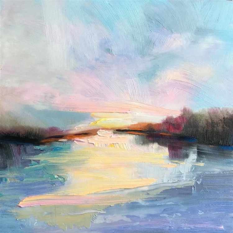 Palette Knife Paintings by Charlotte Fitzgerald