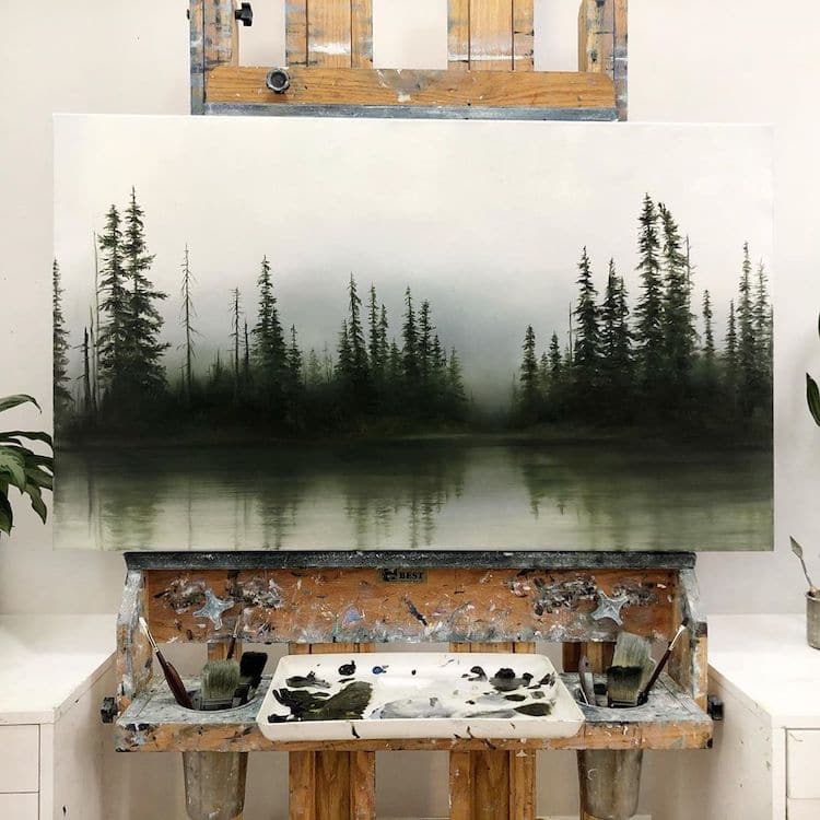 Sarah McKendry Realistic Landscape Paintings