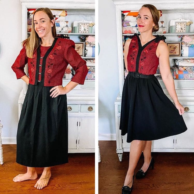 Before-and-After Photos Show How People Transform Thrift-Store Clothes