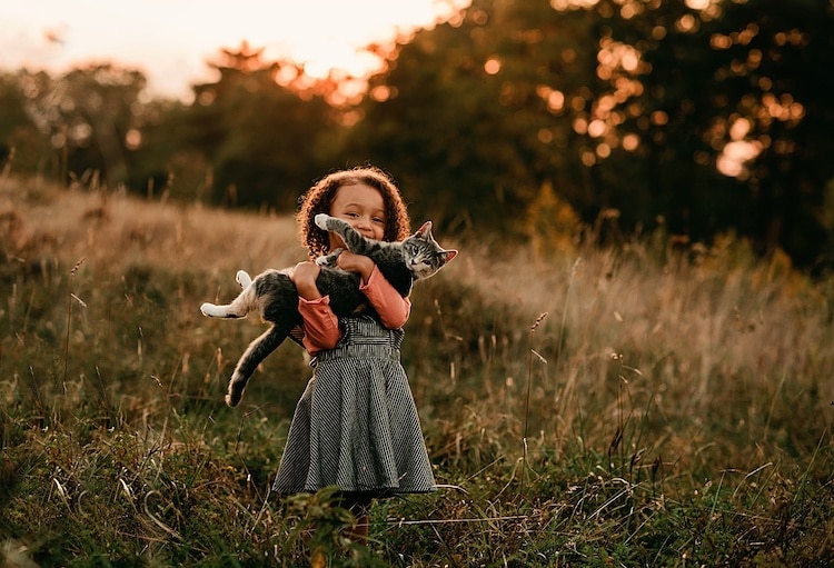 Fotos de niños con animales por Andrea Martin