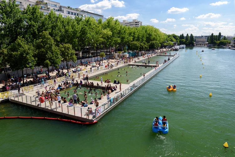 Bassin de la Villette in Paris