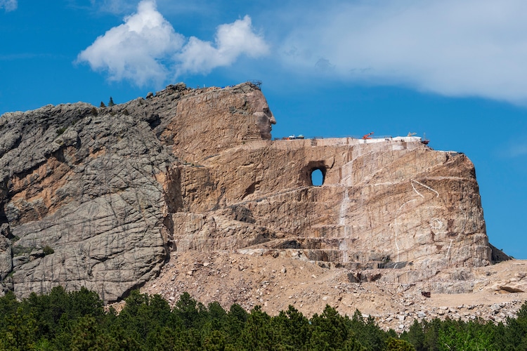 Crazy Horse Memorial in South Dakota 