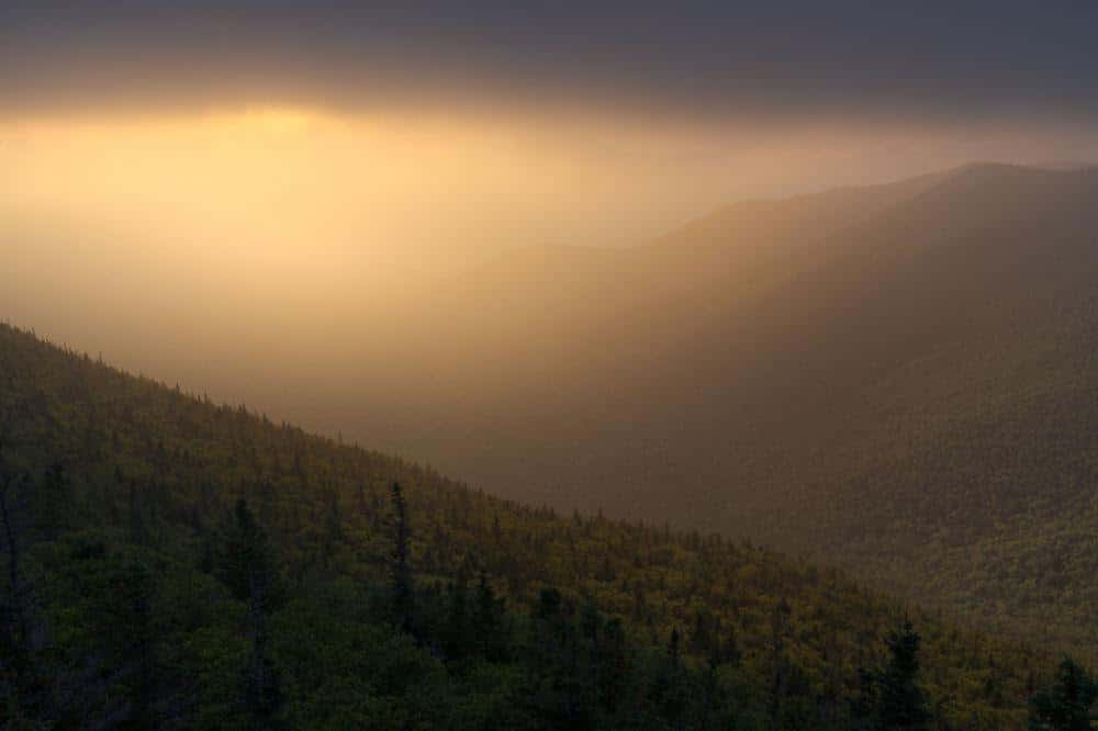 Beautiful Light in the Adirondack Mountains