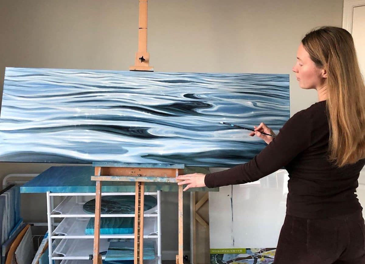 Painting of Water by Eva Volf