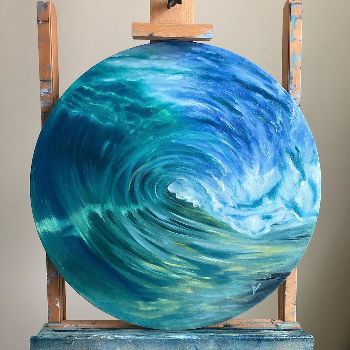 Ocean Paintings by Eva Volf