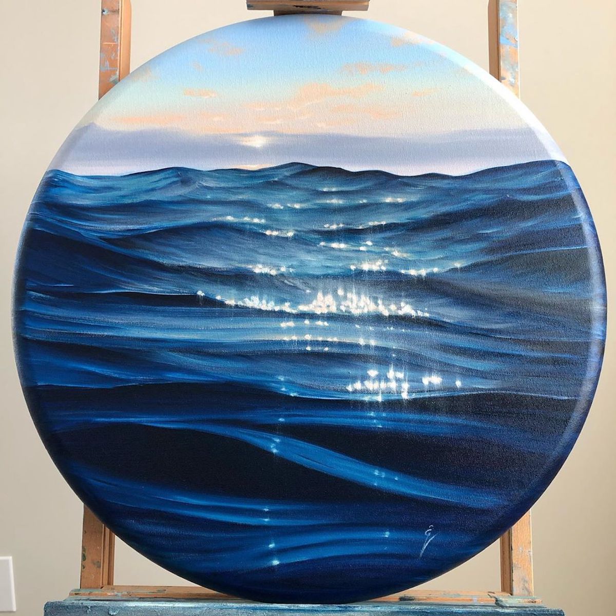 Ocean Paintings by Eva Volf