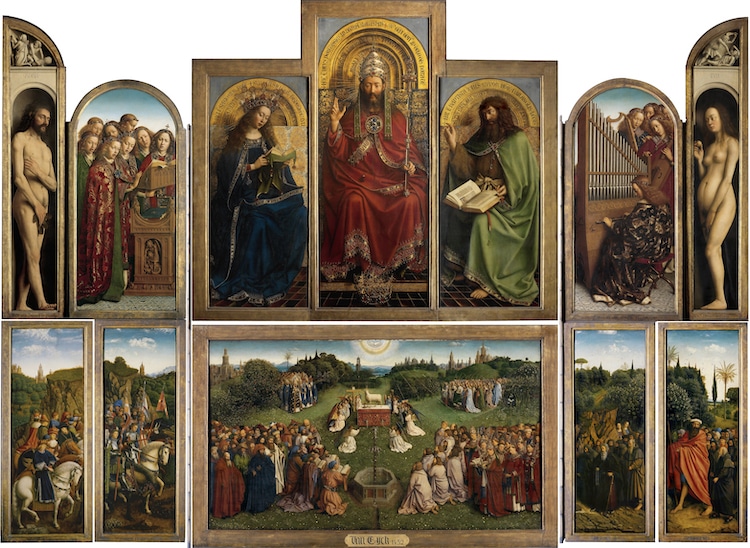 Ghent Altarpiece by Jan van Eyck and Hubert van Eyck