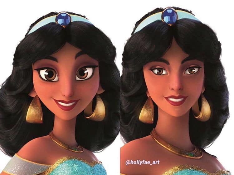 disney princess faces