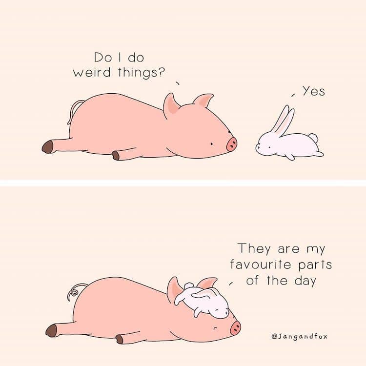 Heartwarming Animal Comics by JangandFox Studio