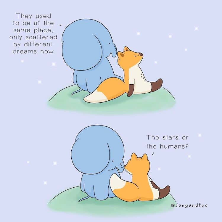 Heartwarming Animal Comics by JangandFox Studio