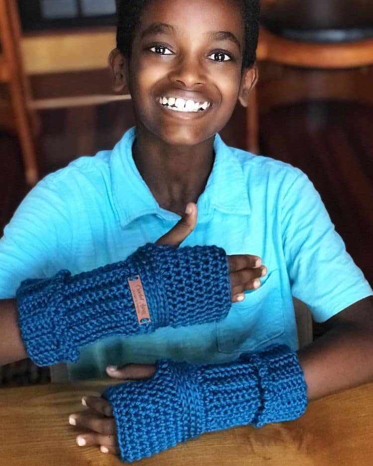 Jonah's Hand Crochet Art