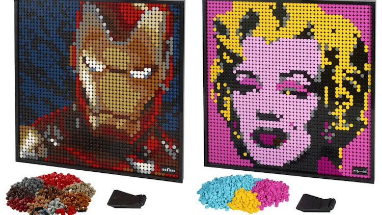 Sets de pósters de LEGO de Madonna y Iron Man